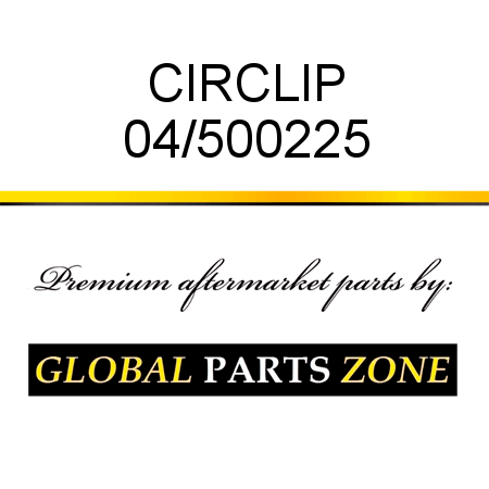 CIRCLIP 04/500225