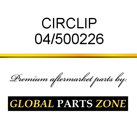 CIRCLIP 04/500226