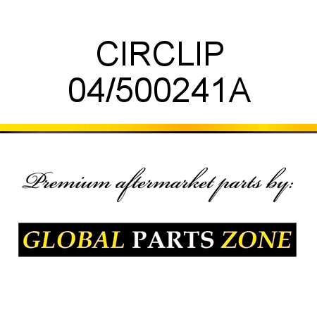 CIRCLIP 04/500241A