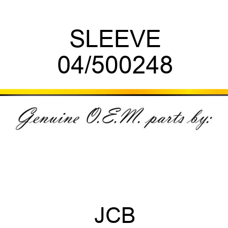 SLEEVE 04/500248