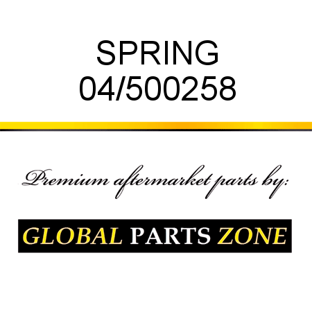 SPRING 04/500258