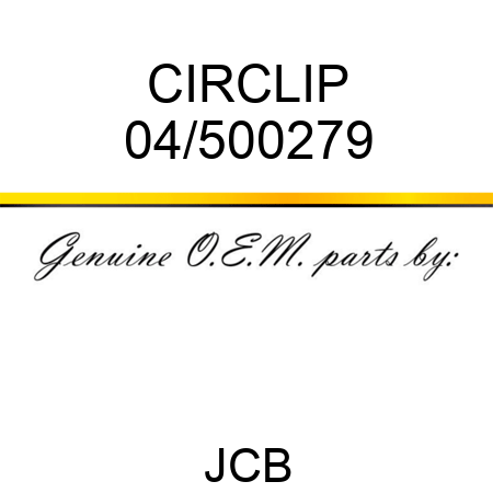 CIRCLIP 04/500279