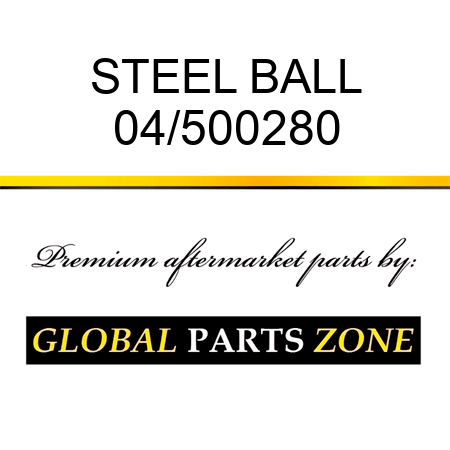 STEEL BALL 04/500280