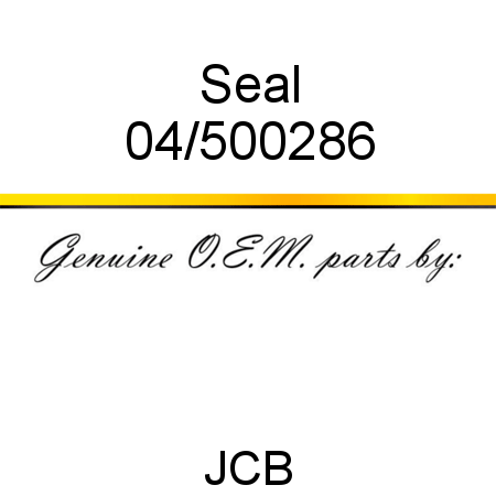 Seal 04/500286