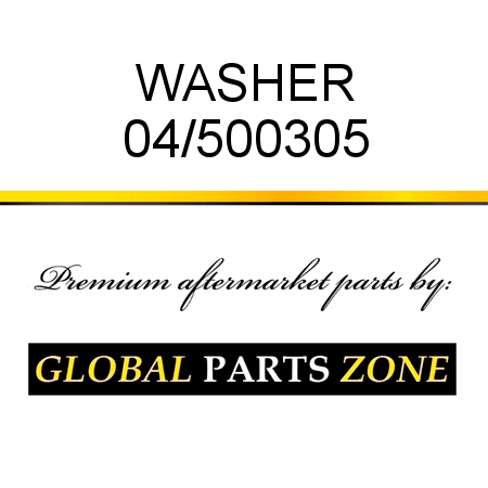 WASHER 04/500305