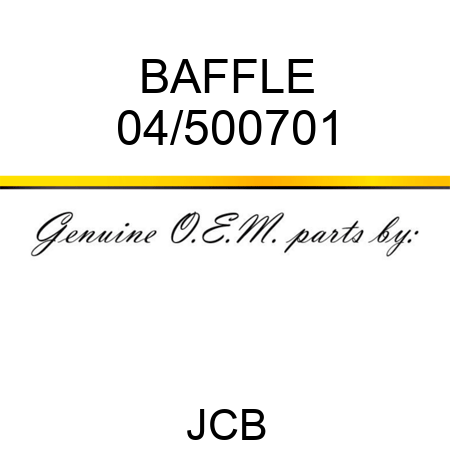BAFFLE 04/500701