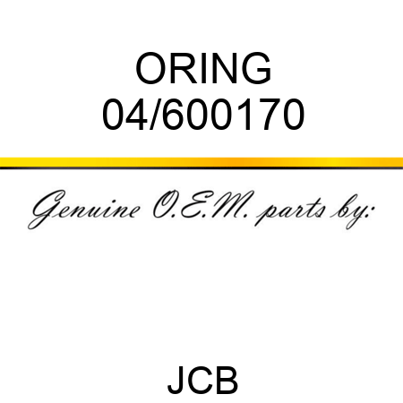 ORING 04/600170