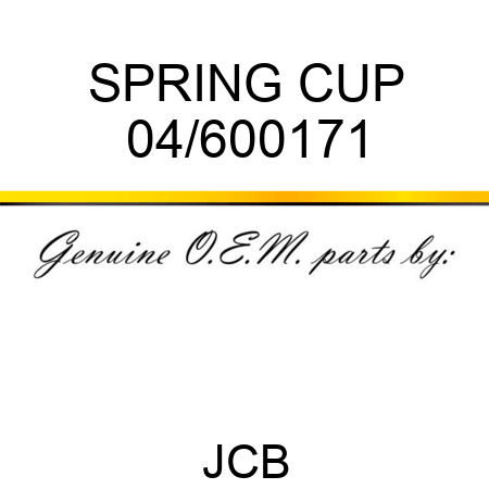 SPRING CUP 04/600171
