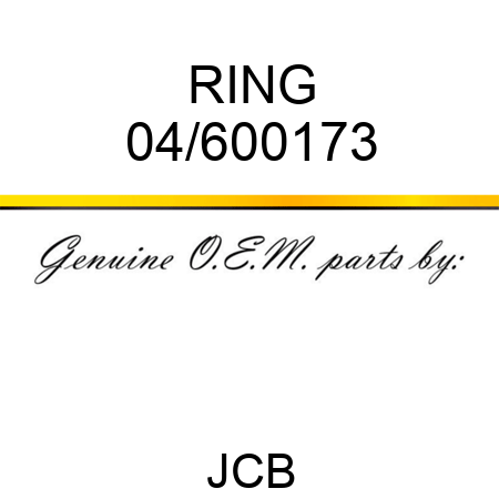 RING 04/600173