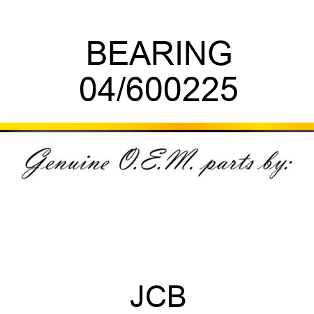BEARING 04/600225