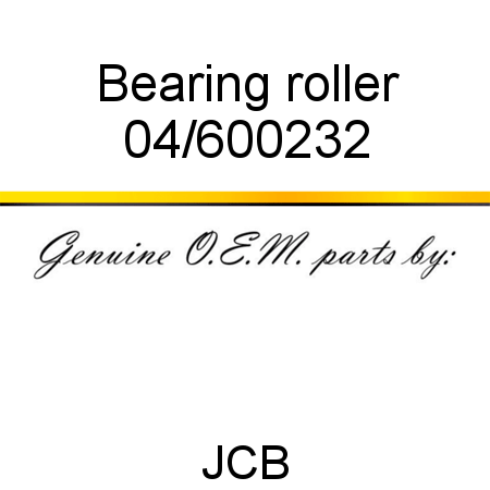 Bearing, roller 04/600232