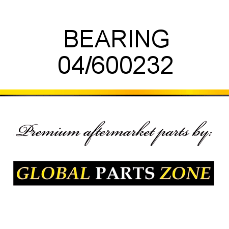 BEARING 04/600232
