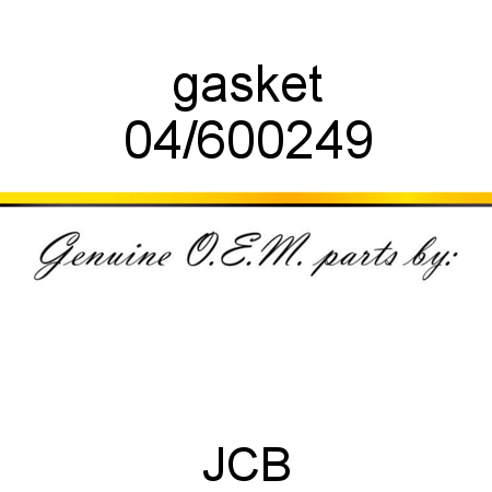 gasket 04/600249