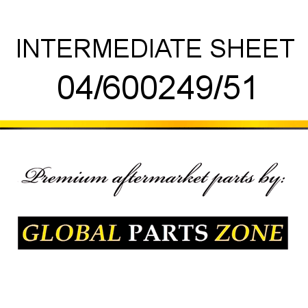INTERMEDIATE SHEET 04/600249/51