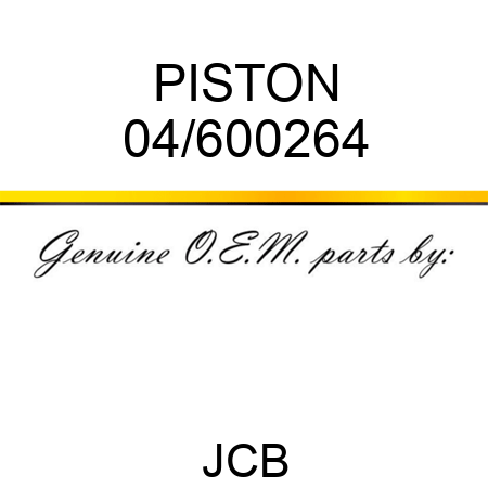 PISTON 04/600264