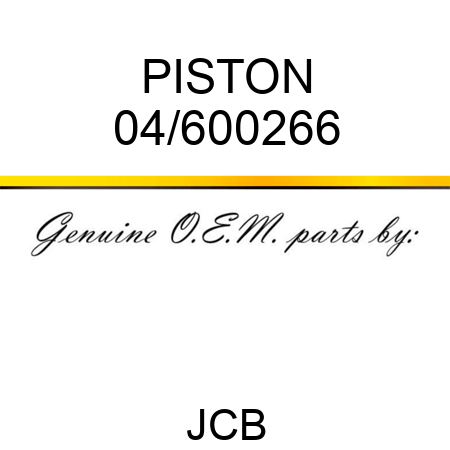 PISTON 04/600266
