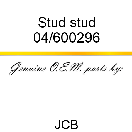 Stud stud 04/600296