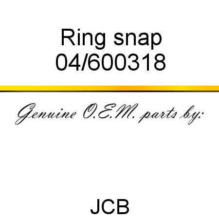 Ring, snap 04/600318