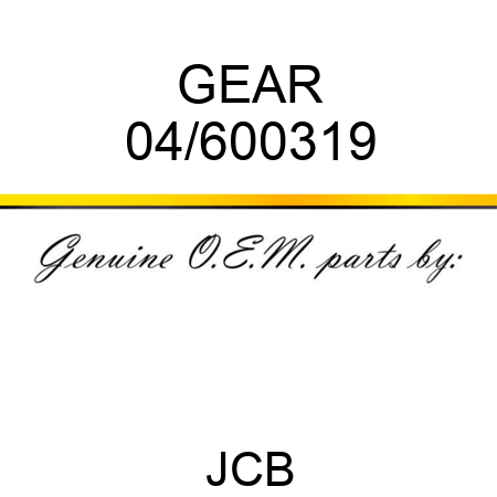 GEAR 04/600319