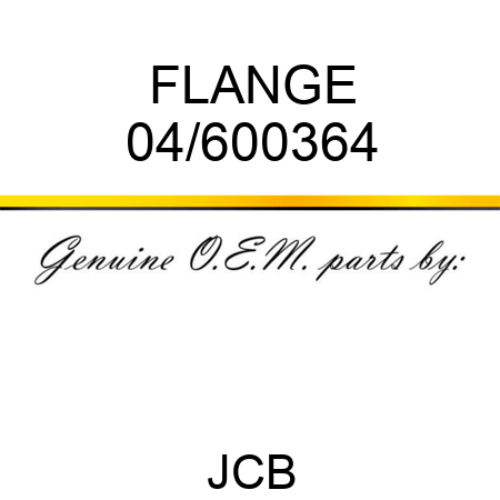FLANGE 04/600364
