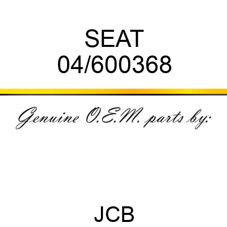 SEAT 04/600368