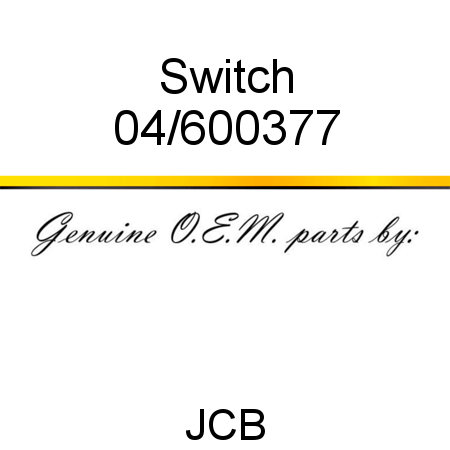 Switch 04/600377