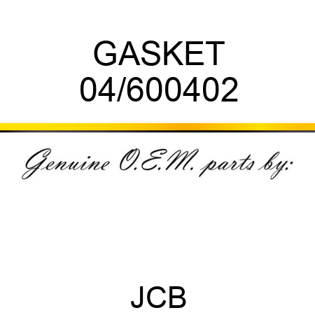 GASKET 04/600402