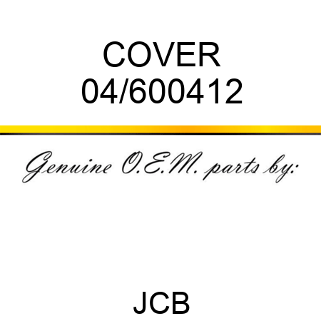 COVER 04/600412