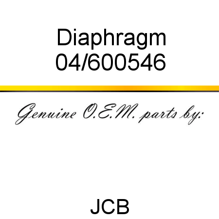Diaphragm 04/600546