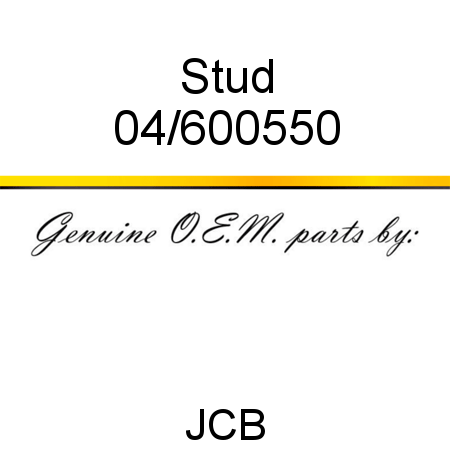 Stud 04/600550