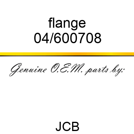 flange 04/600708
