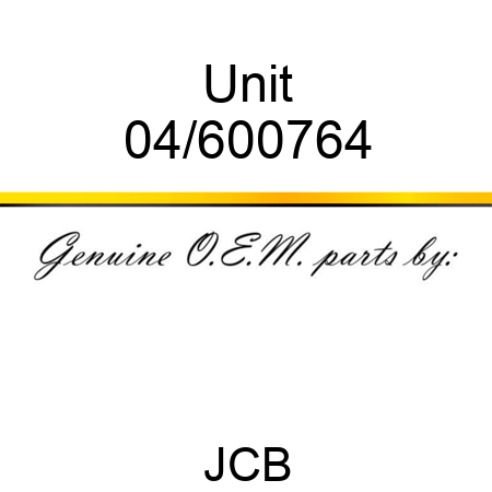 Unit 04/600764