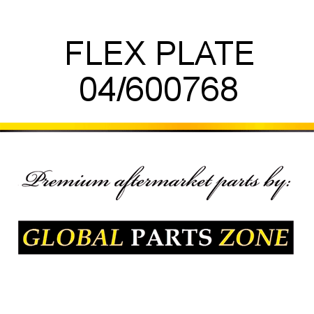 FLEX PLATE 04/600768