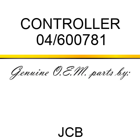 CONTROLLER 04/600781