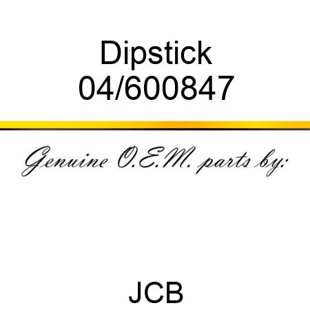 Dipstick 04/600847