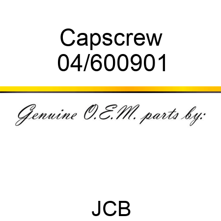 Capscrew 04/600901