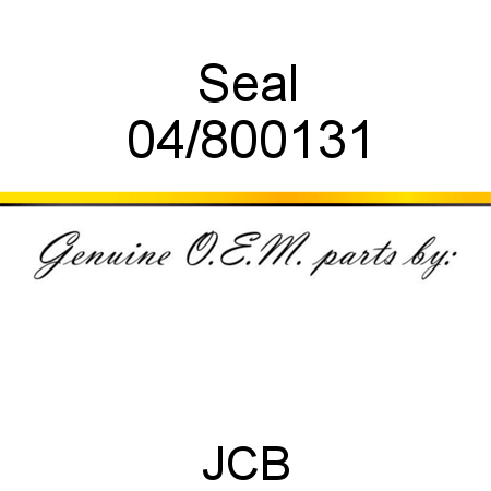 Seal 04/800131