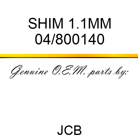 SHIM 1.1MM 04/800140