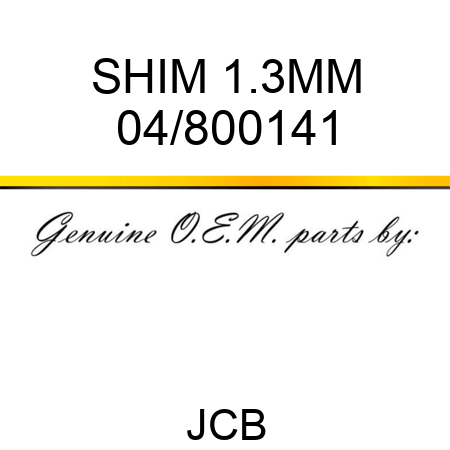 SHIM 1.3MM 04/800141