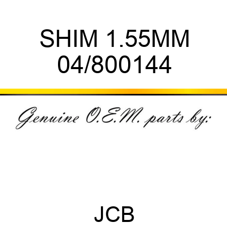 SHIM 1.55MM 04/800144