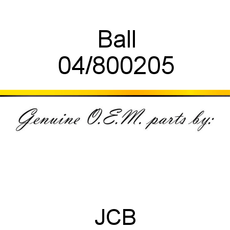 Ball 04/800205