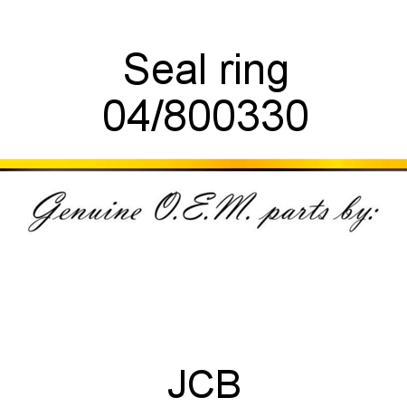 Seal, ring 04/800330