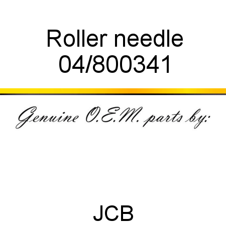 Roller, needle 04/800341