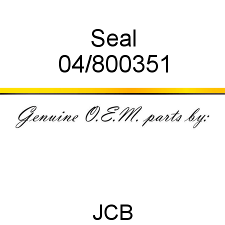 Seal 04/800351
