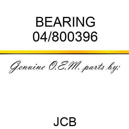 BEARING 04/800396