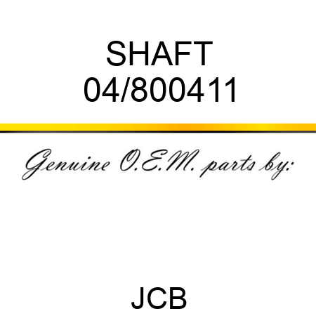 SHAFT 04/800411