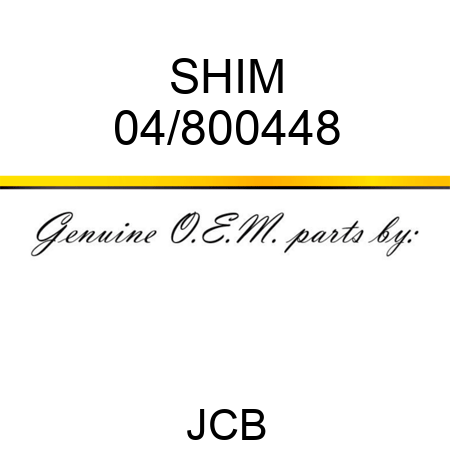 SHIM 04/800448