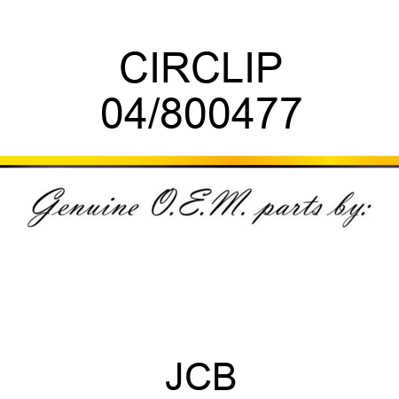 CIRCLIP 04/800477