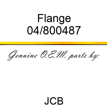 Flange 04/800487