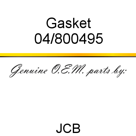 Gasket 04/800495